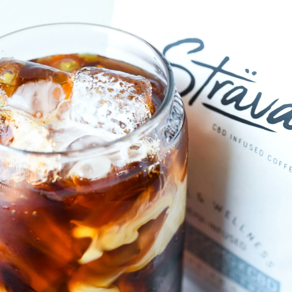 Sträva CBD Infused Coffee makes a delicious cold brew. We recommend steeping coarse ground coffee in filtered water at 1:4 ratio for 18-24 hours. After straining the grounds you can add more water to reach your desire strength. Let us know what you think!
