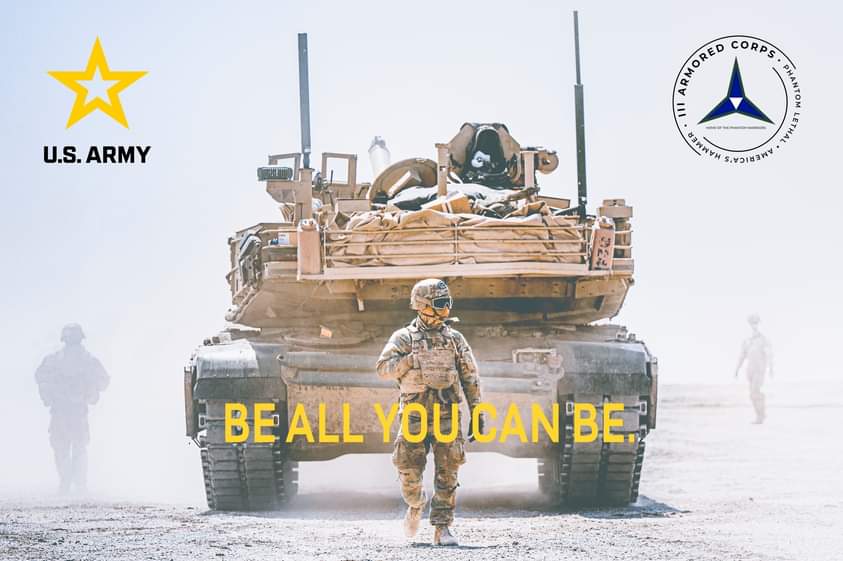 iiiarmoredcorps's tweet photo. Find out how YOU can become a #PhantomWarrior!
Follow the link for details 👉 https://t.co/ndbWvPBWll
#IIIArmoredCorps l #TacticalTuesday l #Modernization l #BeAllYouCanBe l #BeReady l #AmericasHammer l #PhantomLethal https://t.co/xtU3lJJ7j0