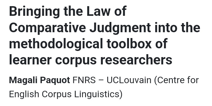LCRgradconf (@lcrgradconf) on Twitter photo How did our Plenary Speakers interpret the "Bridging Borders" Conference main theme?
Check on our website <a href="/RaffaBottini/">Raffaella Bottini</a> & Magali Paquot's @cecl_UCL abstracts of their presentations at #LCRgradconf23.
Looking forward to listening to you! 😍
lcrgradconf2023.eurac.edu/plenaryspeaker… How did our Plenary Speakers interpret the "Bridging Borders" Conference main theme?
Check on our website <a href="/RaffaBottini/">Raffaella Bottini</a> & Magali Paquot's @cecl_UCL abstracts of their presentations at #LCRgradconf23.
Looking forward to listening to you! 😍
lcrgradconf2023.eurac.edu/plenaryspeaker…