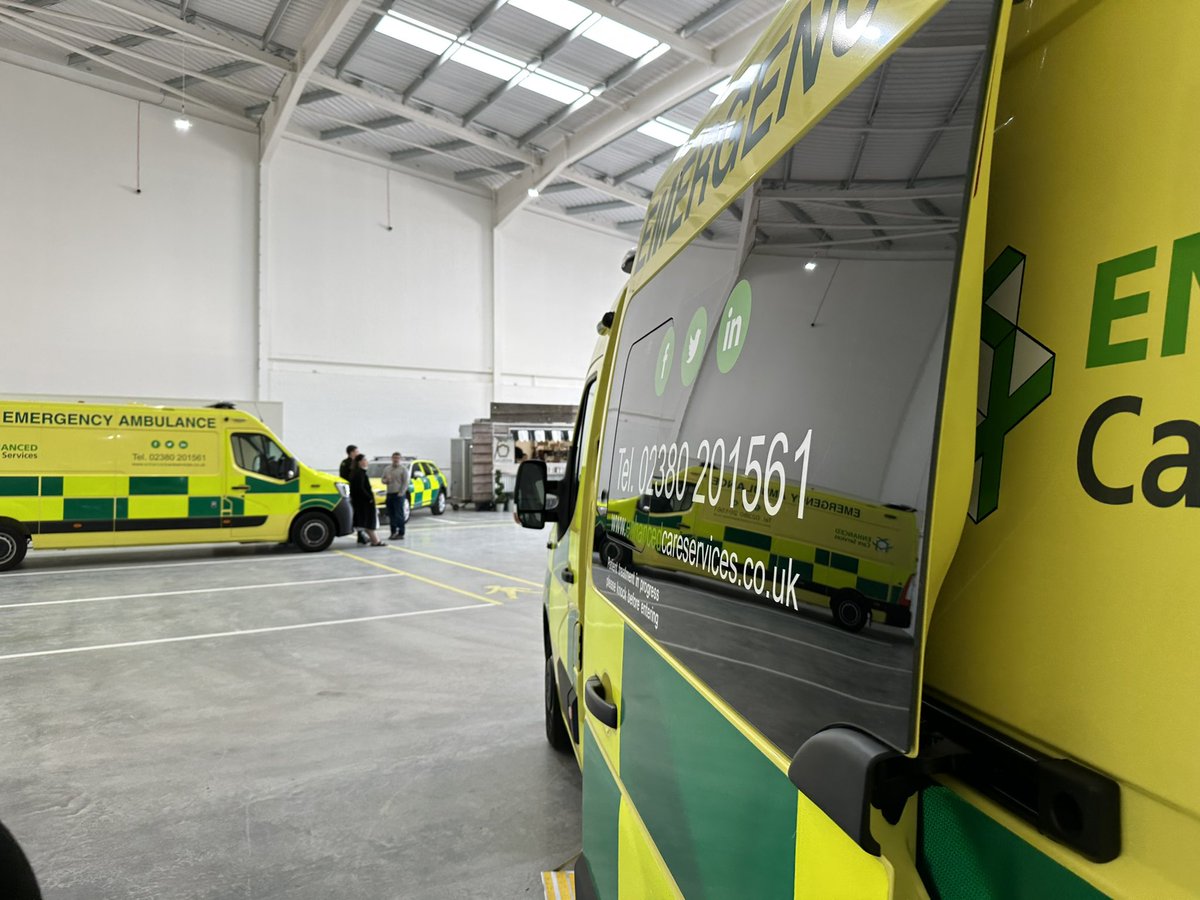 The grand opening of <a href="/enhanced_c_s/">Enhanced Care Services Ltd.</a> new base! Amazing! 🚑