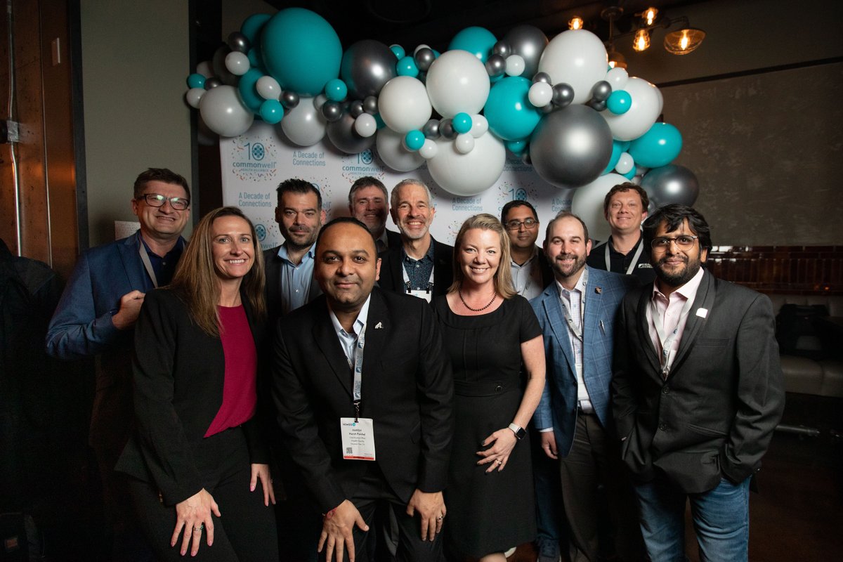 Cheers to @CommonWell, our partner in #interoperability, for 10 amazing years of improving healthcare! 

Here's to many more years of success! 🥂

Thanks for including us in your celebration at #HIMSS23 🎉

#InteropDoneRight #DecadeofConnections