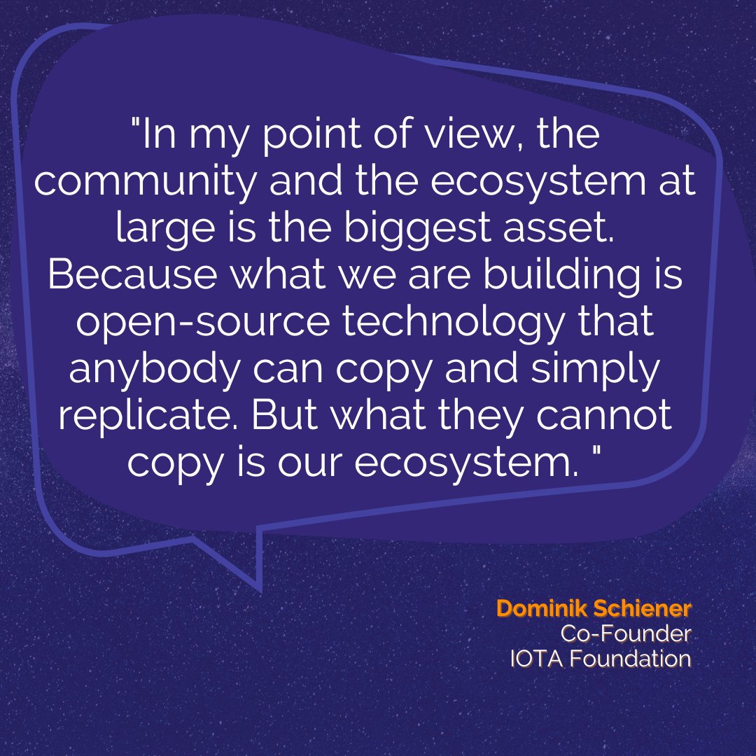 TangleCon's tweet image. One cannot be missing at an #IOTA Community Conference: co-founder and Chairman of the Board of Directors, @DomSchiener. 🤩
Before his keynote on the evolution of @iota at #TangleCon, we talked with him about the #iotacommunity.  bit.ly/3AO3m0O! 
 #ShimmerEVM #Web3 #dlt