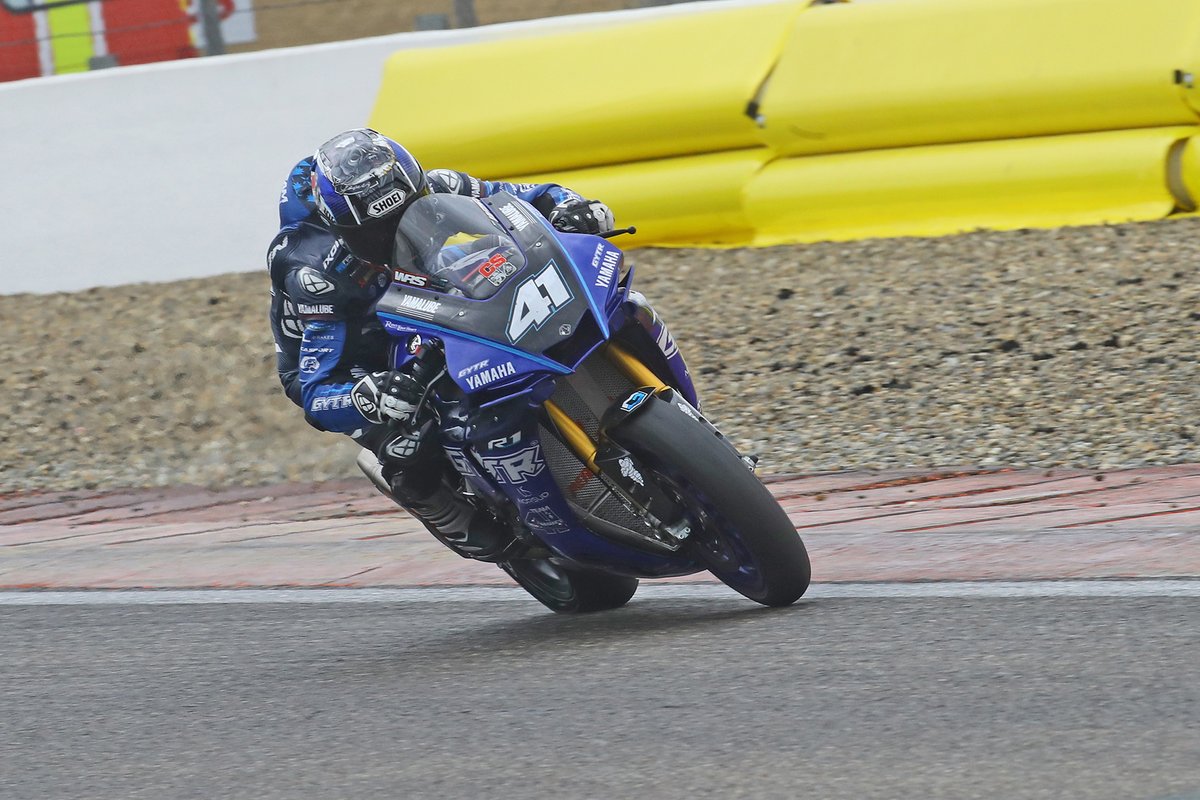 YamahaMotorFr's tweet photo. #FSBK – 29-30 avril 2023
Nogaro-32 (2/7) : #MathieuGines (#R1M) retrouve le chemin du podium ! https://t.co/VgGePGDDi3
#YamahaRacing | #Yamalube | #R1 | #R6 | #R3 https://t.co/DXSXJsVSGl
