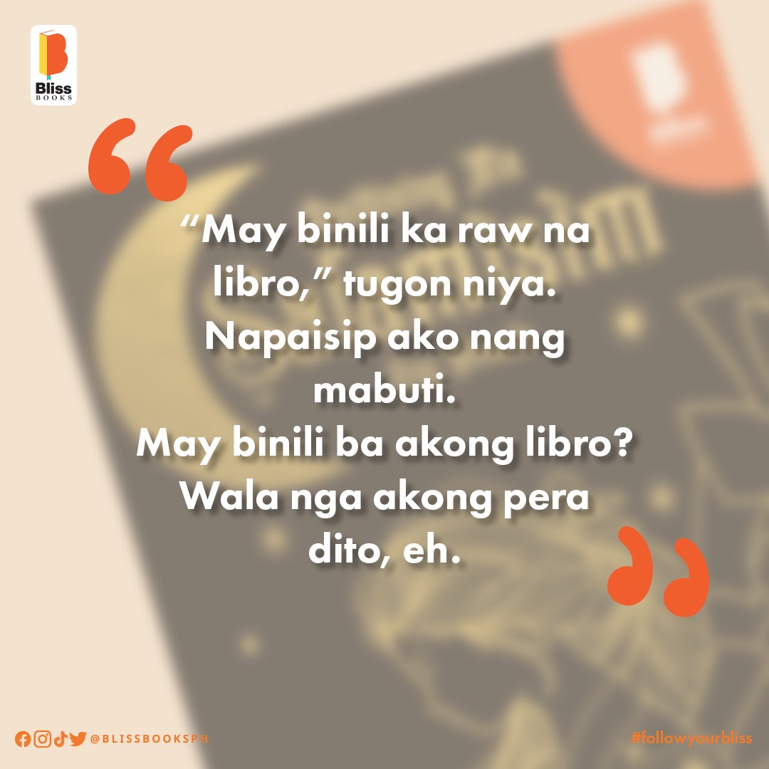 blissbooksph's tweet photo. Ang sakit na ng tiyan namin kakatawa... tapos bigla kaming umiyak kasi SAME. 😂
Grabe na ang pang-fo-fourthwall break ng #Salamisim ni @binibining_mia 🤭

#followyourbliss #blissbooksph #ireadblissbooks #blissbooksreader #wattpadph #wattpad #salamisim #binibingmia https://t.co/maF40Y9X60