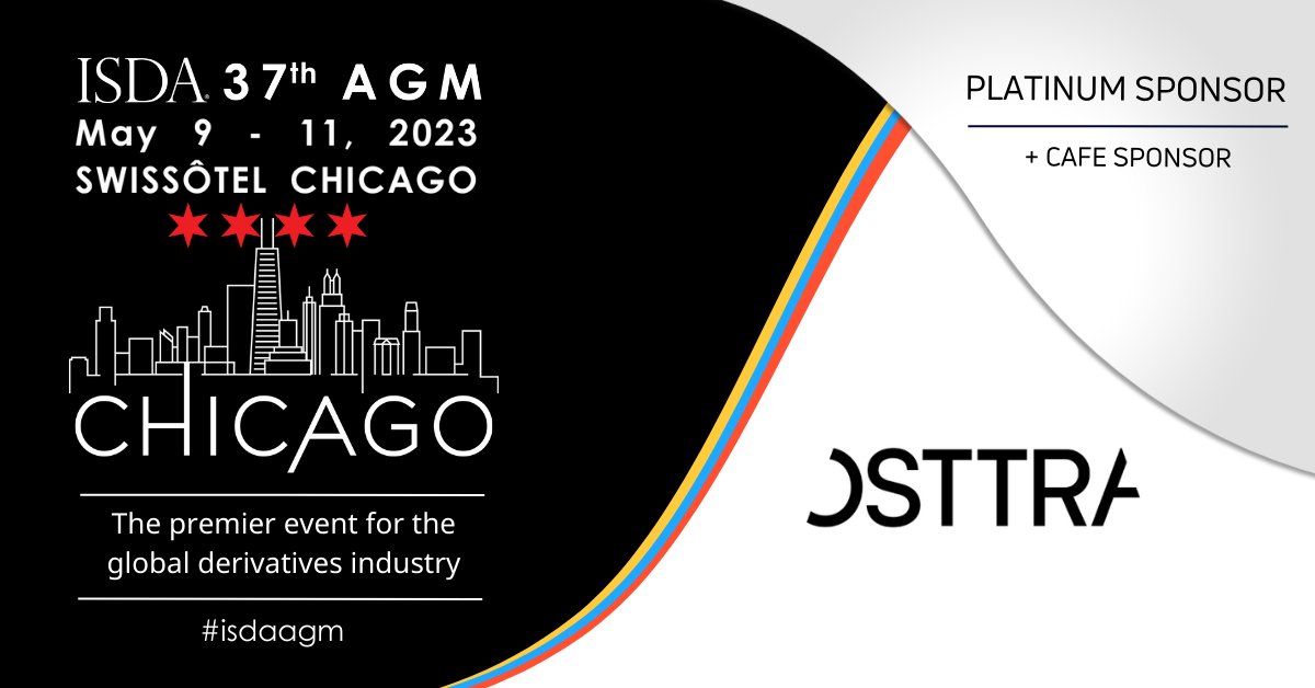 OSTTRA is proud to sponsor @ISDA's 37th Annual General Meeting from 9 - 11 May in Chicago. Drop by the OSTTRA cafe and let's talk posttrade. eu1.hubs.ly/H03FL8Z0