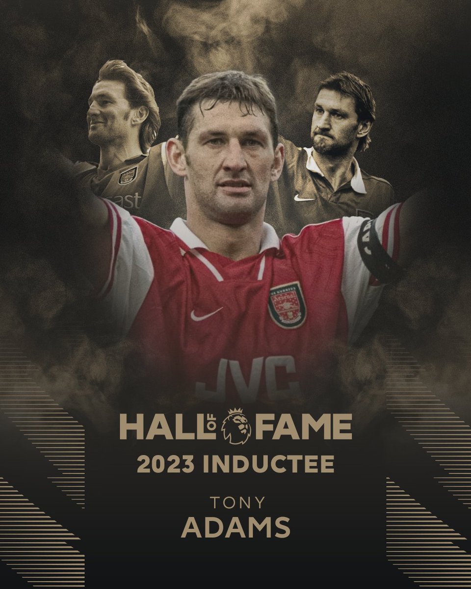 The archetypal centre-back who was born to captain @Arsenal 🔴

Introducing to the #PLHallOfFame… @TonyAdams!