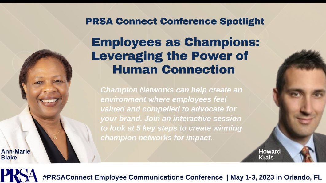 True-Comms (@wearetruecomms) on Twitter photo We're in Orlando this week speaking at <a href="/PRSA/">PRSA</a> Connect. If you're here come say hi to <a href="/ACHOOGIRL/">Ann-Marie Blake</a> and <a href="/howiejk/">Howard Krais</a> #prsaconnect We're in Orlando this week speaking at <a href="/PRSA/">PRSA</a> Connect. If you're here come say hi to <a href="/ACHOOGIRL/">Ann-Marie Blake</a> and <a href="/howiejk/">Howard Krais</a> #prsaconnect