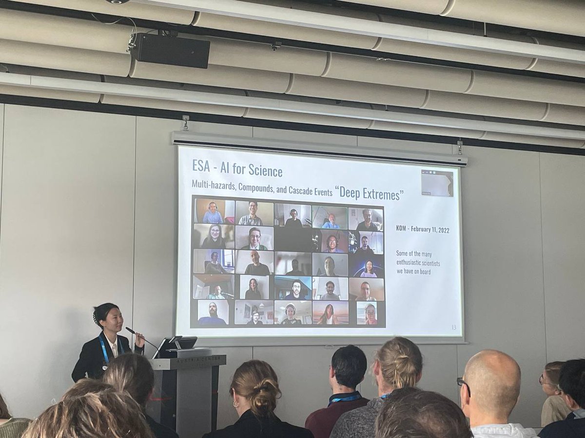 Thrilled to present our project work at #EGU and invite all those with the best impact predicting #machinelearning methods to join us in exploring ecosystem responses to compound #heatwave and #drought events using minicubes. Let's push the boundaries of research together!"