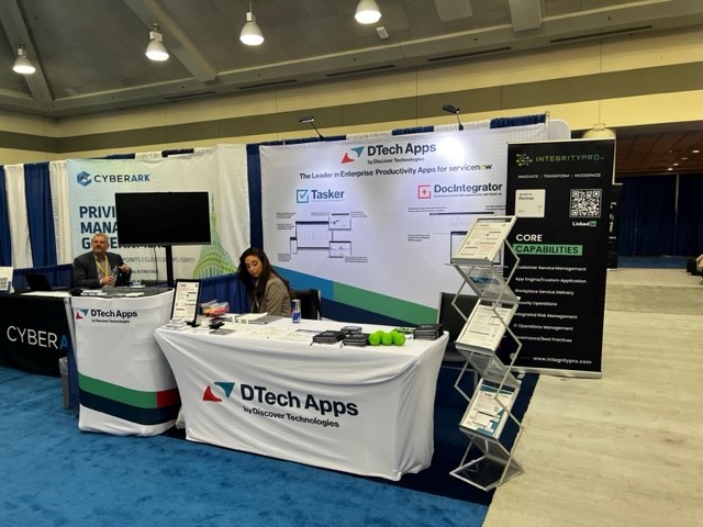 DTech_Apps's tweet photo. It's officially here! @AFCEA International TechNet Cyber 2023!! Stop by to meet the IntegrityPro Consulting, LLC and @DTech_Apps by @Discover__Tech teams at booth 2306!

@ServiceNow #ServiceNowpartners #AFCEACyber #TechNetCyber #bettertogether https://t.co/ZKOGwfcx4Z
