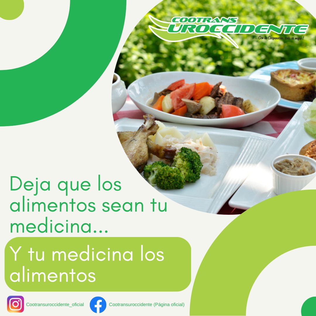 Mantente saludable🌴
.
.

💚💚💚💚💚
#UnidosPorLaVida #apartadoantioquia #Urabá #comesano #sano #transporte #Cootransuroccidente #feliz #cuidate #Unidos #MinisterioDeTransporte #gobernaciondeAntioquia #salud #cuerpo