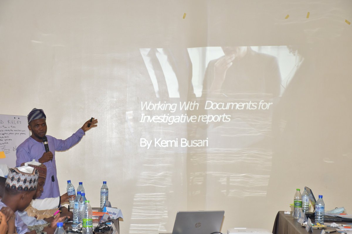 TheICIR's tweet photo. Working with Documents for Investigative reports
Facilitated by Kemi Busari (@kemi_busari)
Organised by #TheICIR and supported by
@Macfound.
#OCRP2023 #OCRPKano #OCR #OpenContractReporting https://t.co/3mMJvQpvcZ