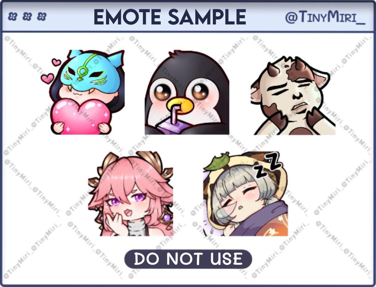 Navyri__'s tweet photo. : ⌗ Commissions OPEN ᜊ
﹌﹌﹌﹌﹌﹌﹌﹌﹌﹌﹌﹌
#Emotes and #Badges.

Info: https://t.co/x3K7vyhG0V

Contact me in:
Discord: Tiny Miri#2655
tinymiricomms@gmail.com 
You can also send a DM!

> RTs are really appreciated!
Thanks for the Support ♡

#artistsupportartists #Vtuber https://t.co/q3kKZWrY04