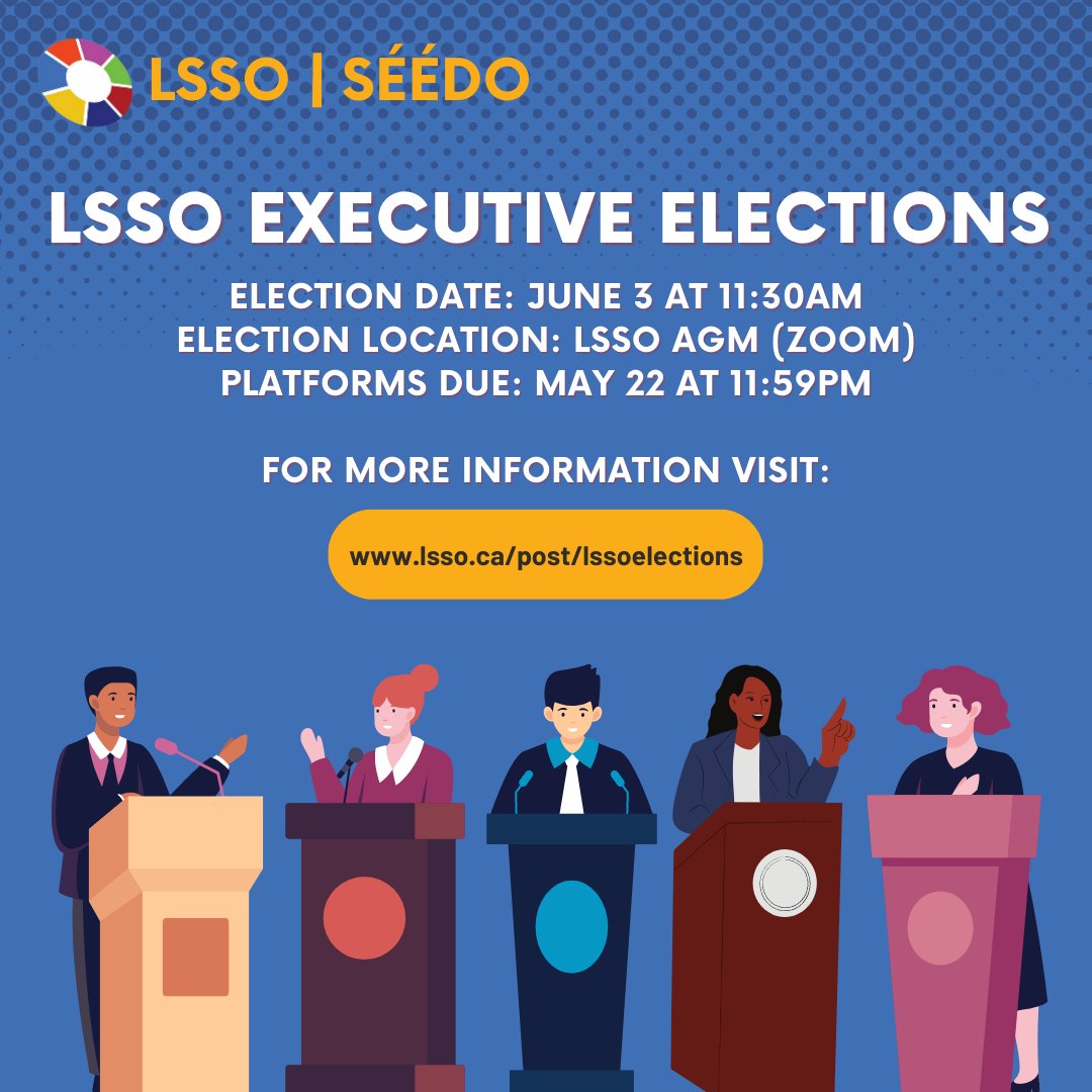 Nominate yourself today by emailing president@lsso.ca ! #lawtwitter
