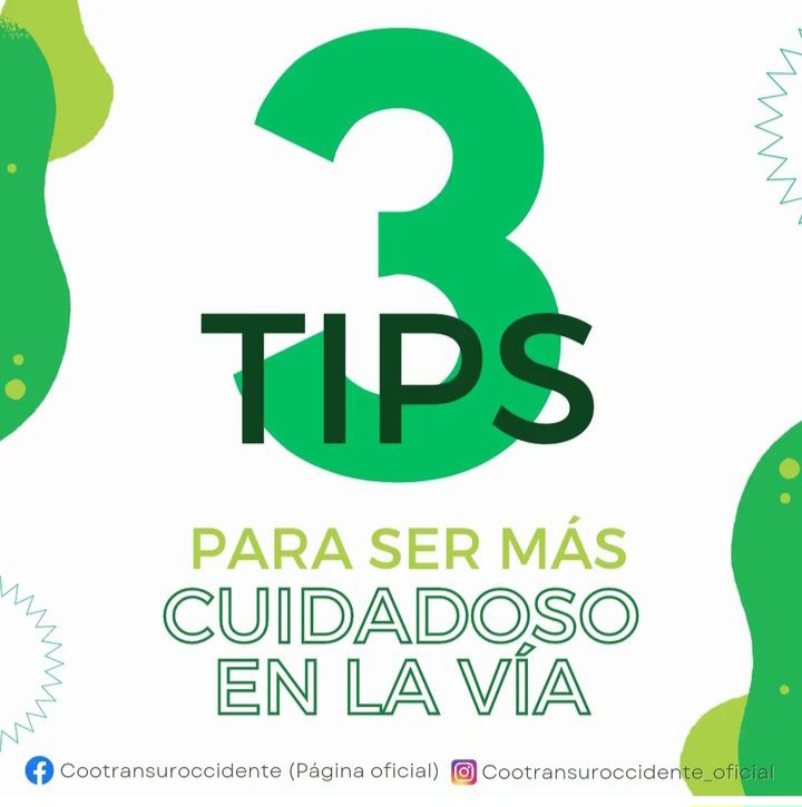 Amigo operario te regalamos estos consejos para mejorar tu seguridad en la vía🌴
.
.

💚💚💚💚💚
#UnidosPorLaVida #apartadoantioquia #Urabá #sano #transporte #Cootransuroccidente #feliz #cuidate #MinisterioDeTransporte #gobernaciondeAntioquia #salud