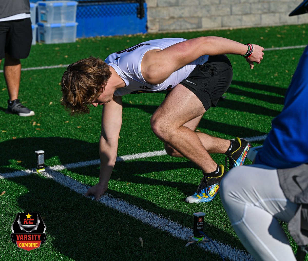 gcope40's tweet photo. Couple highlights of @GuenthnerMason from the @Varsitycombine1 this past weekend! He just keeps getting bigger better and faster! @ClayMuench 2025 https://t.co/fVuxtHIubV