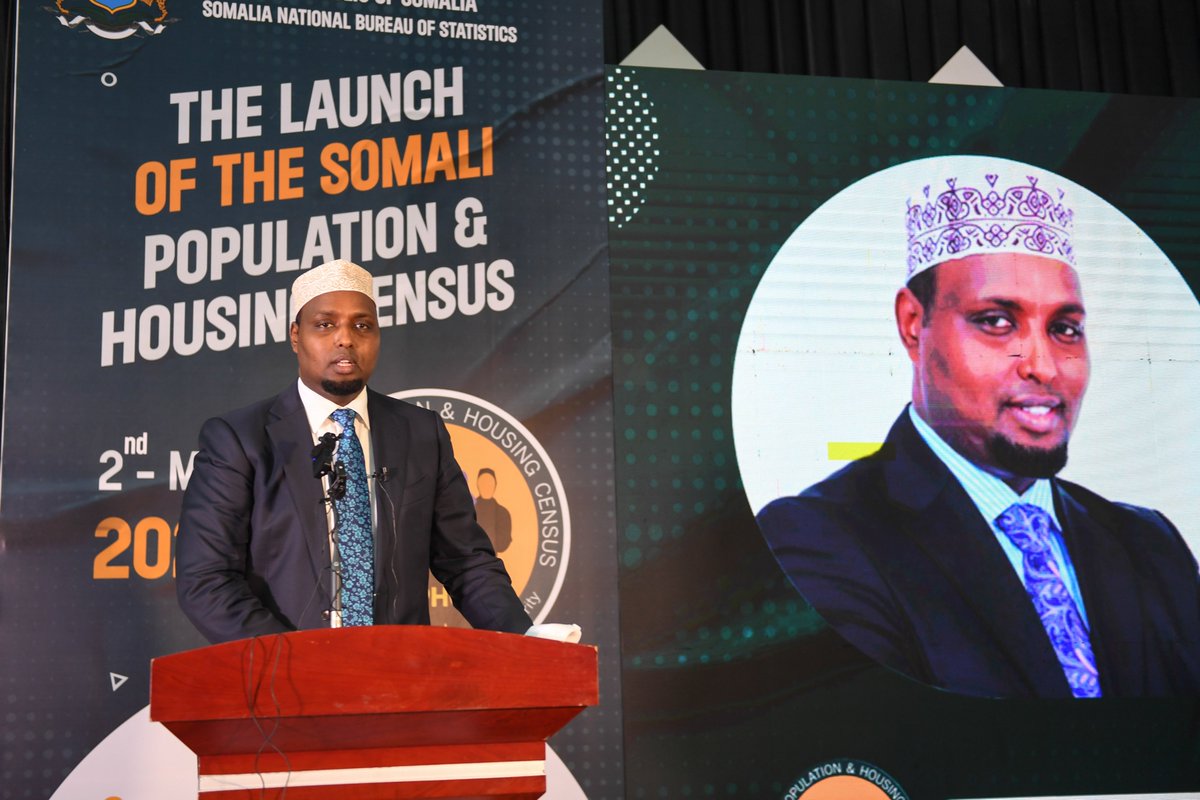 MoPIED_Somalia's tweet image. 1/2 Today, @NBS_Somalia launched the historical Somalia Population &amp;amp; Housing Census in Mogadishu, presided over by the Deputy Prime Minister, H.E. Salah Jama. Let's hope this census brings positive change to the country. #SomaliaCensus #PopulationCount #HistoricMoment