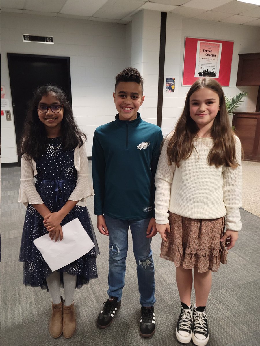 Job well done! Congratulations to the three 5th grade students who presented information about our new Media Center to the HHSD School Board.