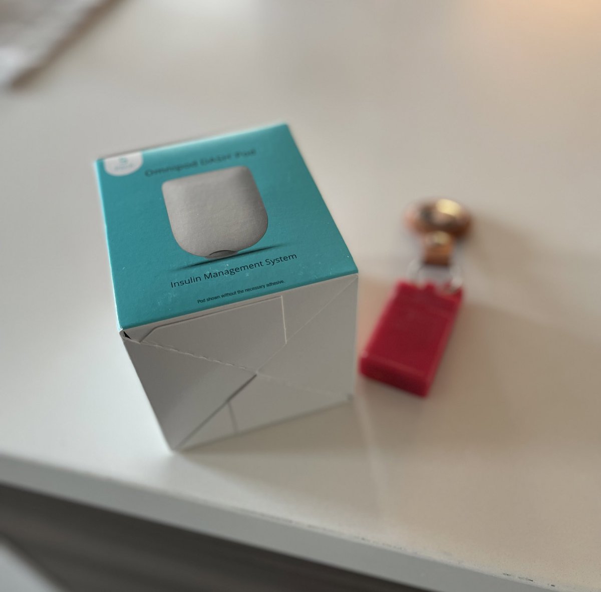 Jazzsethi95's tweet photo. Switching to @myomnipod DASH from today. 

Bye bye #RileyLink - you have changed my life for the better. 

Next phase of looping without an added tech! So psyched! 

🩵 https://t.co/0GZFJw6dq7