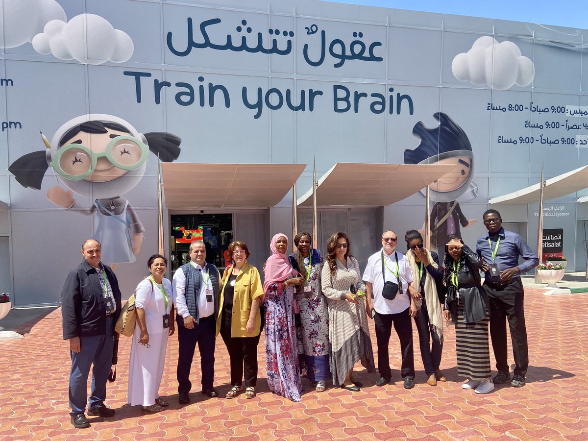 AgnesDebiage's tweet photo. 11 French-speaking #African booksellers for the 1st time at the #Sharjah #International #booksellers conference. Business, discoveries, projects … were discussed for 2 days. Happy I could facilitate their participation and great time shared together https://t.co/ZL6xy1znSP