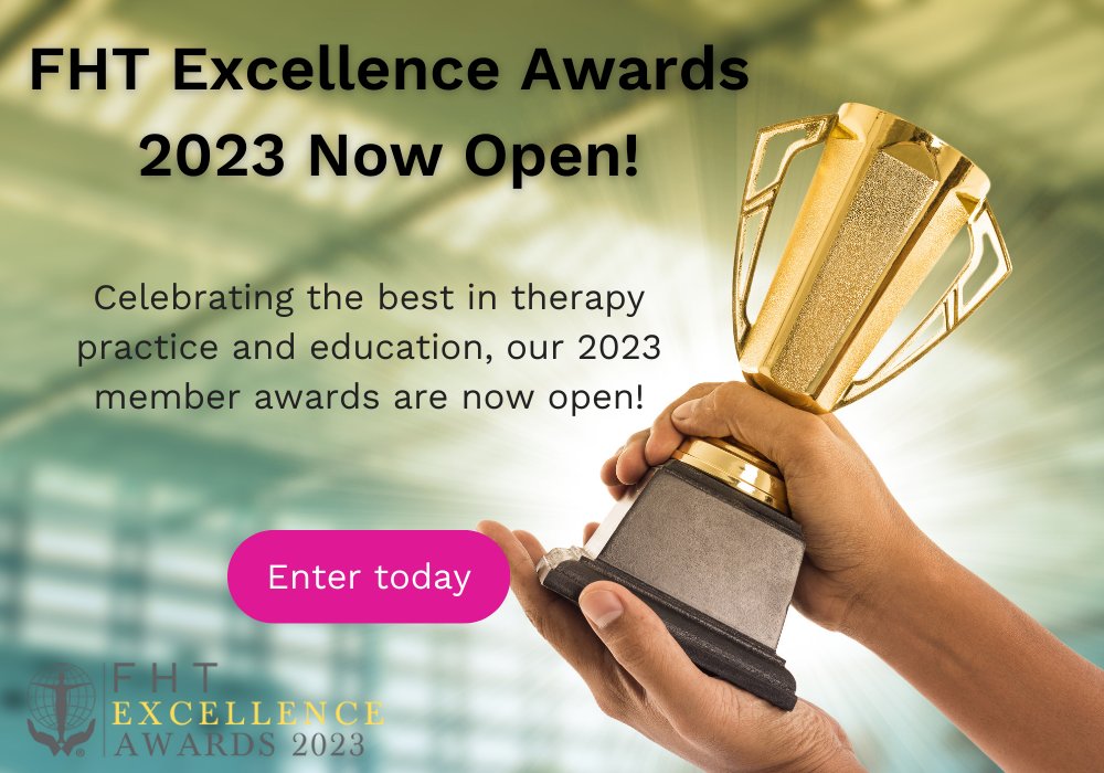 FHT (@fht_org) on Twitter photo Members can enter here ow.ly/5zZT50O97PH  #fhtexcellenceawards2023 #therapistawards #fht #excellence #therapist Members can enter here ow.ly/5zZT50O97PH  #fhtexcellenceawards2023 #therapistawards #fht #excellence #therapist