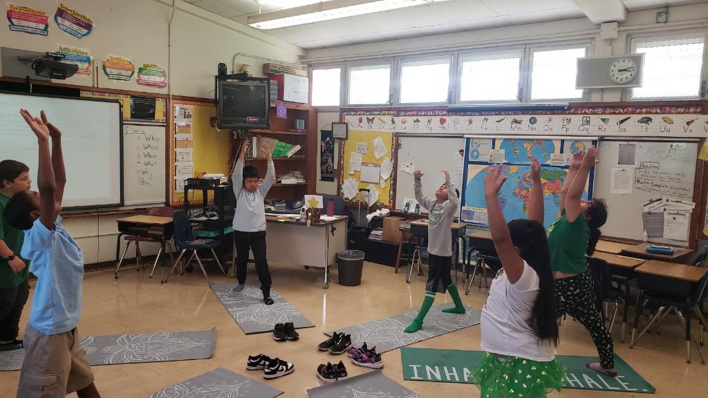 How it started… and how it’s going for our ASD students in Mr. López’s class. “It’s not about being good at something. It’s about being good to yourself”. Happy Testing! #lck8dolphins #asdstudentspotlight #yogakids #lck8dolphinpride