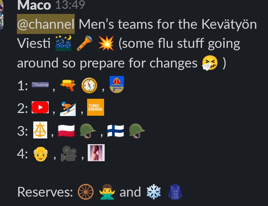 Ankkurin miesten Kevätyön Viestin joukkueet julkaistu by <a href="/macomakinen/">Vesa Mäkinen</a>. #suunnistus #viestiliiga <a href="/AngAnkkuri/">Angelniemen Ankkuri</a>