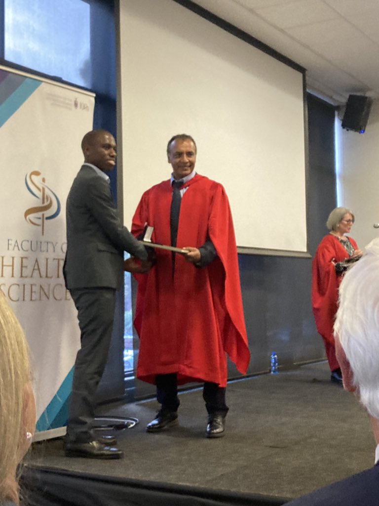 shazeZA's tweet photo. Congratulations to the @SBIMB1’s @TwesiDave for winning the most prestigious PhD thesis in the @WitsHealthFac prize giving for 2022 https://t.co/mZwYUQtMEU