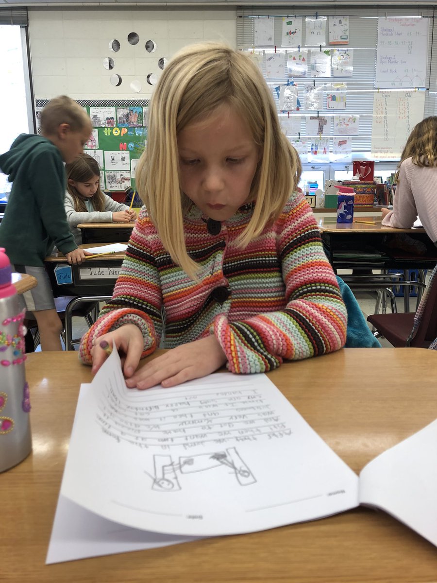 KymHarjes's tweet image. We’ve ✨G R O W N✨ as narrative writers this year ~ Here we are taking our last Writing Pathways narrative assessment 📝  #narrativewriting