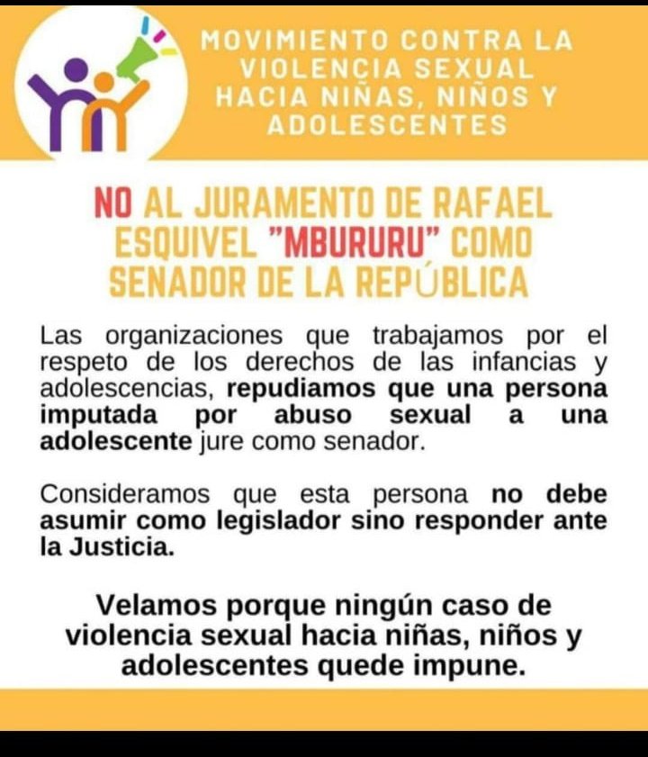 Hagamos viral esto,no dejemos que un violador jure como senador