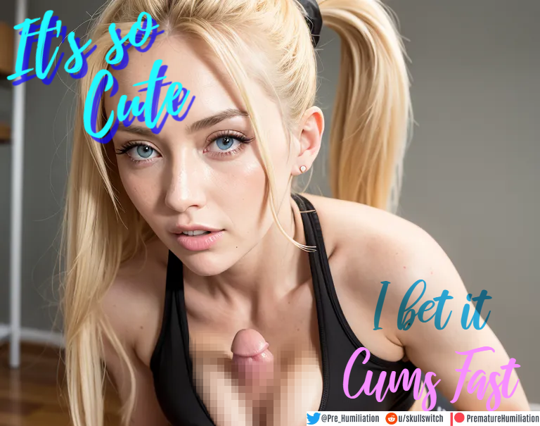 Pre_Humiliation's tweet photo. Retweet if yours is cute and quick.
#Premature #Humilation #Prejac #Train https://t.co/uBNjWoaKjs