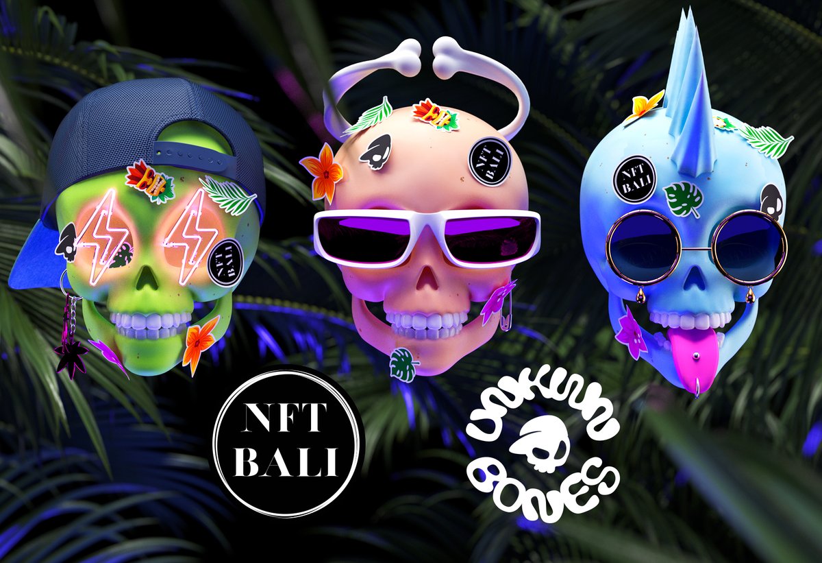 Unkwn Bones (@unkwnbones) on Twitter photo It’s official – we’ve partnered up with <a href="/collective_eth/">The Collective Solution</a> and heading to NFT Bali!
Who knows what Unkwn secrets will be uncovered in the exotic forests of Bali…
See y’all soon 💀 It’s official – we’ve partnered up with <a href="/collective_eth/">The Collective Solution</a> and heading to NFT Bali!
Who knows what Unkwn secrets will be uncovered in the exotic forests of Bali…
See y’all soon 💀