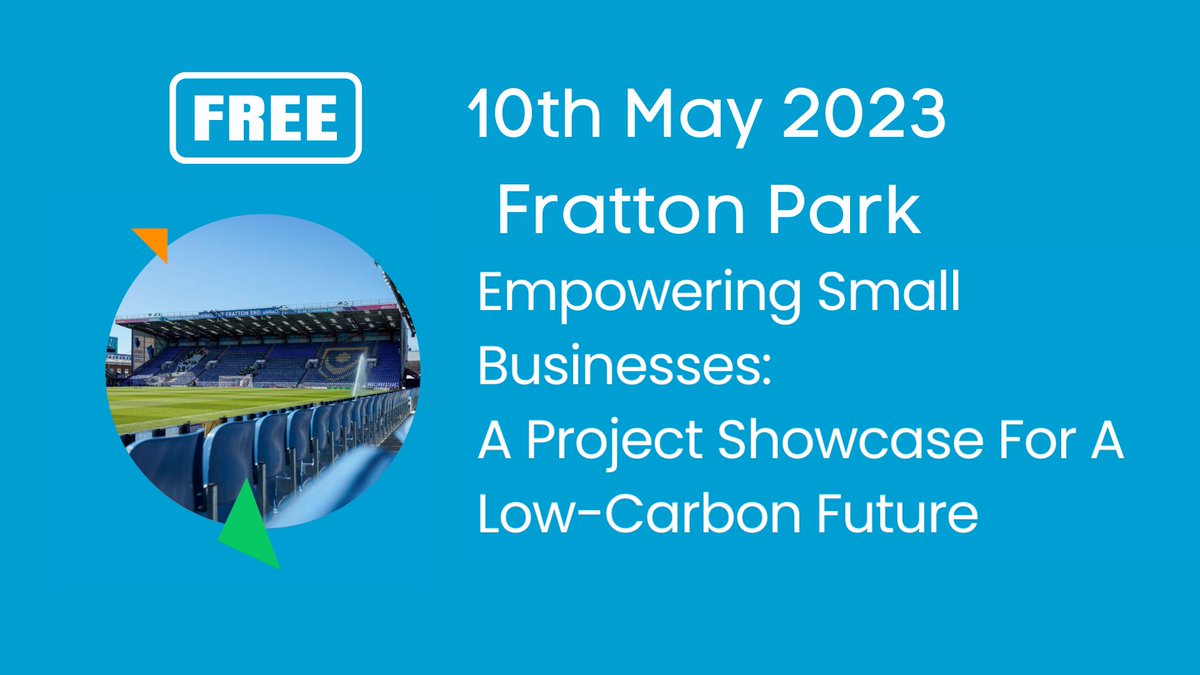 The @portsmouthuni, in partnership with the @_UoW of Winchester and @GreentechSouth, invite you to attend a Low Carbon Future, Showcase Event at 11.30 on Wednesday 10th May 2023 at Fratton Park in Portsmouth. Find out more: venturefestsouth.co.uk/events/empower…