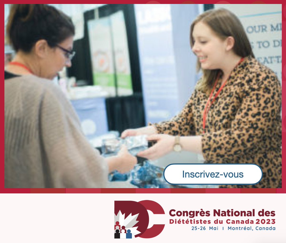 DietitiansCAN's tweet image. La conférence sera le 24-26 mai! Joignez des experts pour apprendre et établir des liens concernant la diététique, tendances de l&apos;industrie et boîtes à outils:
1️⃣ Conférenciers experts
2️⃣ Séances
3️⃣ Événements de réseautage 
4️⃣ Ateliers 
5️⃣ #Braindates 

bit.ly/3GeY9ST