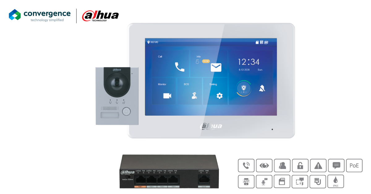 convergenceusa's tweet photo. The Dahua Villa Wi-Fi Door Station is the latest in home security technology. Its slim design, Wi-Fi connection, and app management make it the perfect way to keep your home safe and secure. Contact Convergence for your smart home upgrades. https://t.co/ZaQJlFoa9G https://t.co/mR30O9Q88w