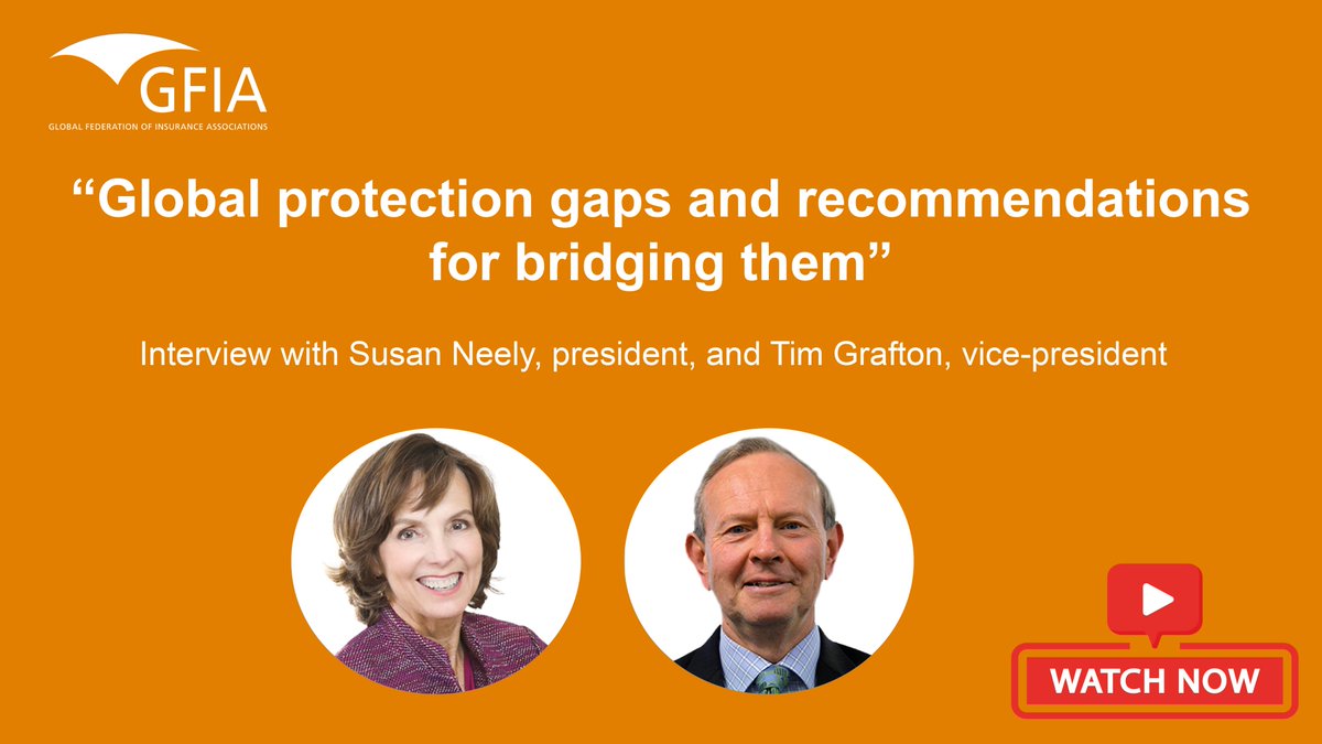 GFIAinsurance's tweet photo. Find out more about the GFIA #protectiongaps report by listening to the interview with @susankneely, President, and @_ICNZ's Tim Grafton, Vice-president of GFIA. The full report is available here: https://t.co/8Pom70f7Fe https://t.co/3RE3qu6TuR