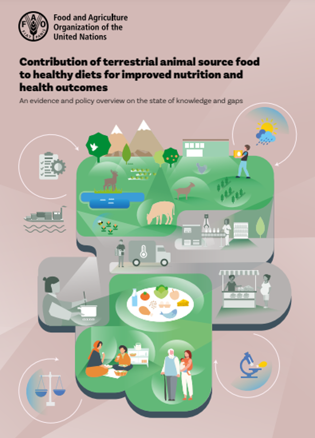 culture_viande's tweet photo. Le nouveau rapport de la @FAO publié le 25 avril réaffirme le rôle essentiel, non seulement de la #viande pour composer des régimes alimentaires sains, mais aussi de l’élevage pour parvenir à des systèmes alimentaires durables. A lire https://t.co/MjnClPmqrM https://t.co/dAKO7H8cVF