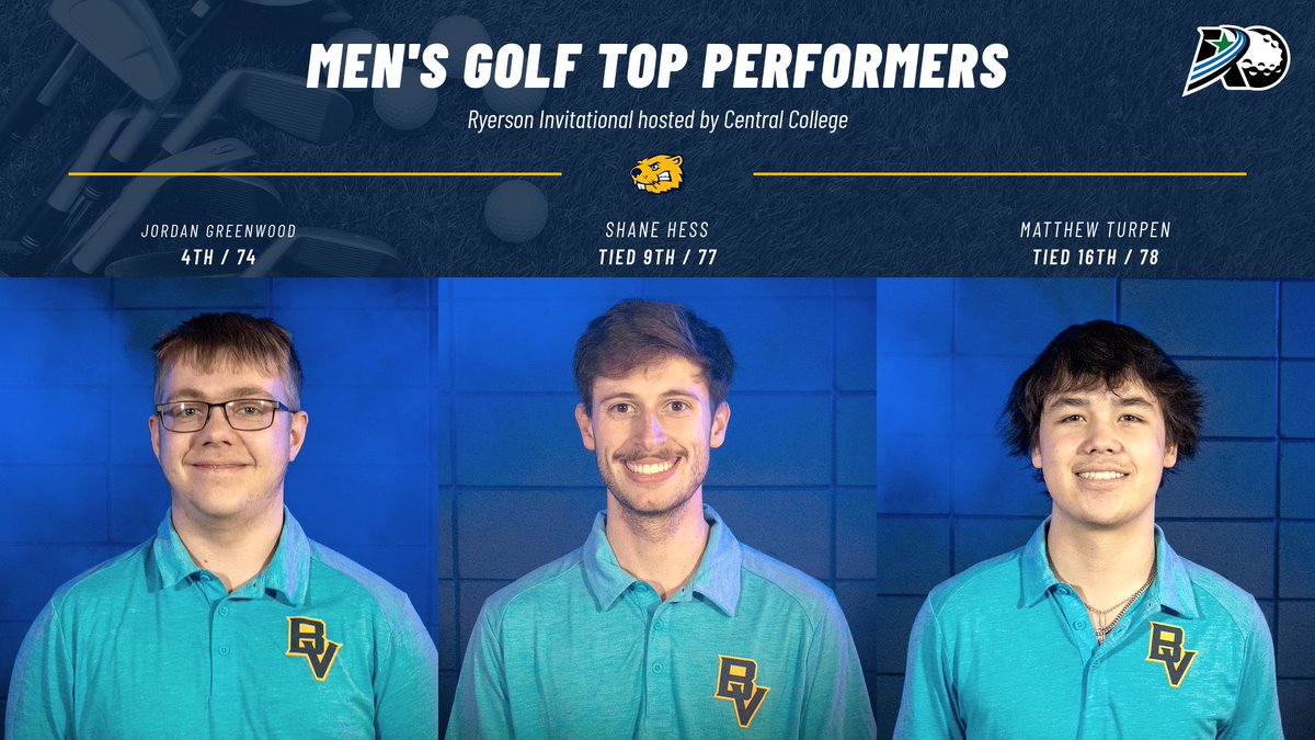 ICYMI: @BVUGolf took third at the Ryerson Invitational, including top performances by Jordan Greenwood, Shane Hess, and Matthew Turpen.

bvuathletics.com/news/2023/4/28…

Next up for the Beavers: the @AmerRiversConf Championships in Muscatine. #d3golf #rollriversMGOLF #BeaversBuild