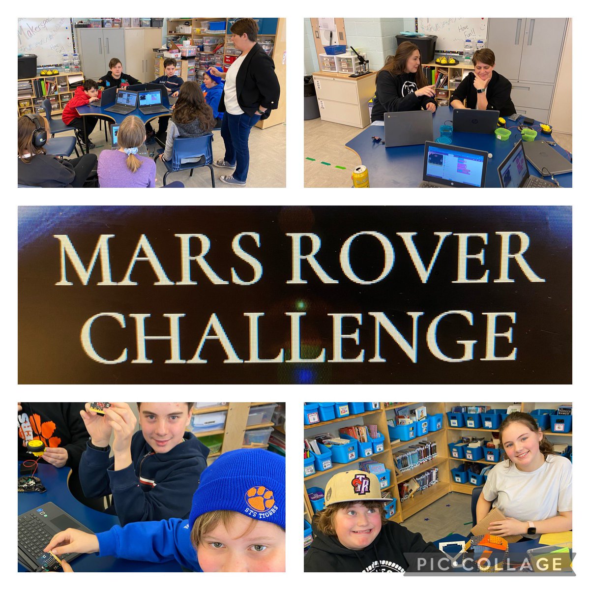 RyanFoleyNLESD's tweet photo. Big thank you to Brilliant Labs for all your help with our Mars Rover project. We learned some neat new tricks to make our projects “out of this world”@StTeresasSchoo1 
@brilliant_labs 
@mmelee5 
@NLESDCA https://t.co/fzNyXwmD34