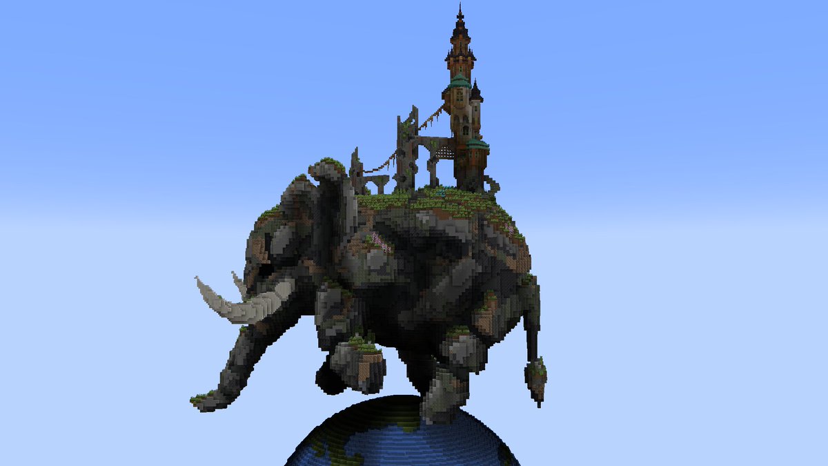 TheDanishDreams's tweet image. Elephant terrain balancing on the globe.

World is a circus🐘

#Minecraft #minecraft建築コミュ #Minecraft軍事部 #Minecraftbuilds