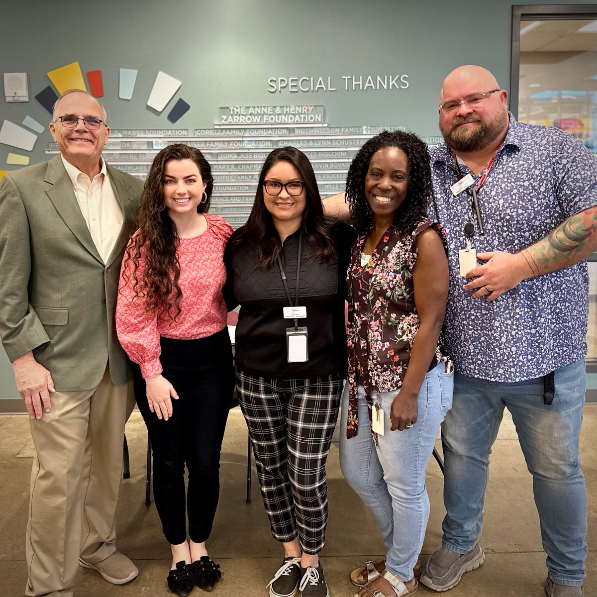 Tulsa Day Center (@tulsadaycenter) on Twitter photo E.D. Mack Haltom congratulates staff!
Annie with a bachelor's from <a href="/OralRobertsU/">OralRobertsU</a> , and Lisa with her master's from <a href="/RogersStateU/">Rogers State U.</a> . Tanya with a master's <a href="/LangstonU/">Langston University</a> and Evan completed his master's from <a href="/phillipstheosem/">Phillips Seminary</a> CONGRATS!
#grads2023
<a href="/tulsaunitedway/">Tulsa Area United Way</a> <a href="/housing_tulsa/">Housing Solutions Tulsa</a> E.D. Mack Haltom congratulates staff!
Annie with a bachelor's from <a href="/OralRobertsU/">OralRobertsU</a> , and Lisa with her master's from <a href="/RogersStateU/">Rogers State U.</a> . Tanya with a master's <a href="/LangstonU/">Langston University</a> and Evan completed his master's from <a href="/phillipstheosem/">Phillips Seminary</a> CONGRATS!
#grads2023
<a href="/tulsaunitedway/">Tulsa Area United Way</a> <a href="/housing_tulsa/">Housing Solutions Tulsa</a>
