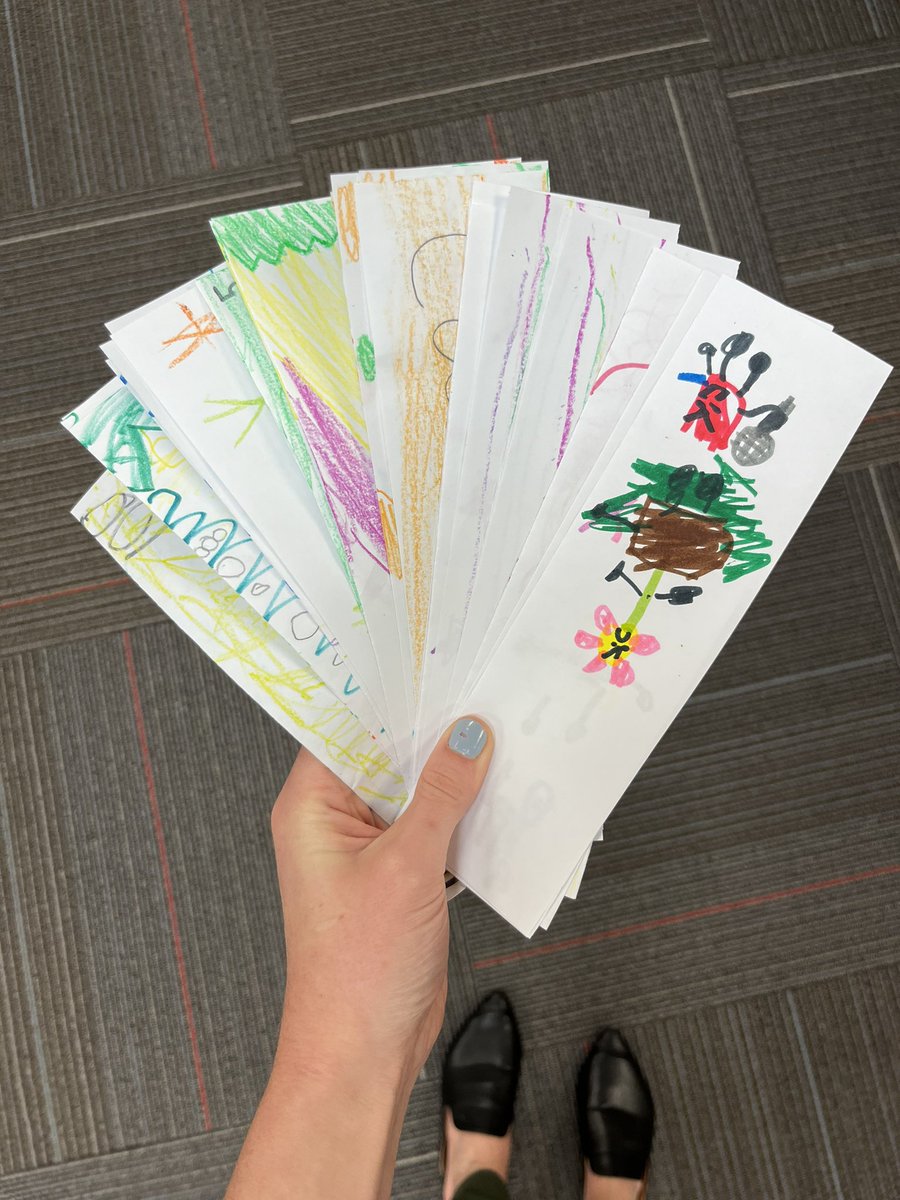 Shoutout to <a href="/MissHushionSCE/">Miss Hushion’s Class</a>’s class for helping create these special bookmarks to spread some joy and encouragement during testing week!