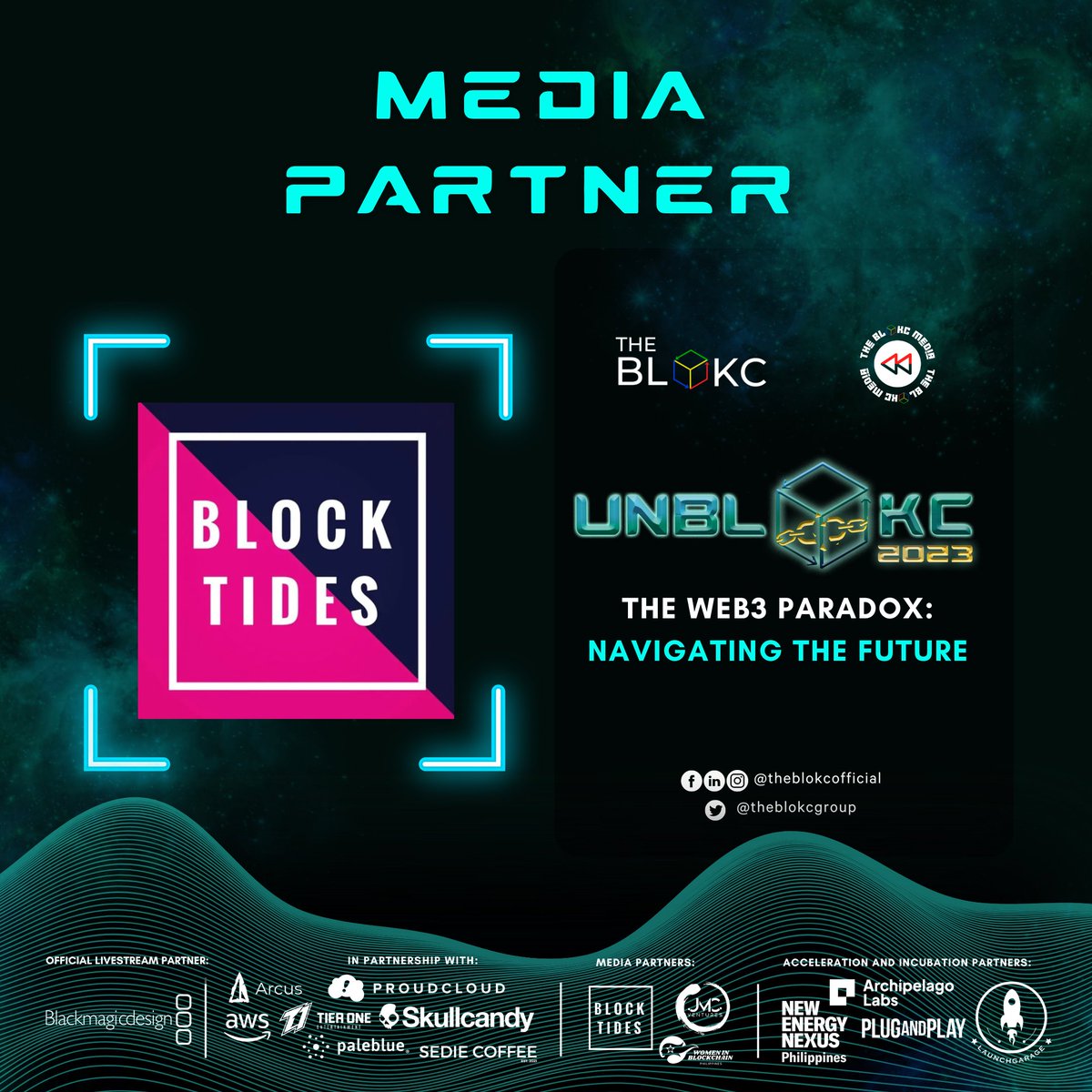 theblokcgroup's tweet image. 🤝𝐓𝐡𝐞 𝐁𝐋𝐎𝐊𝐂 𝐗 𝐁𝐋𝐎𝐂𝐊𝐓𝐈𝐃𝐄𝐒

📣The BLOKC and Blocktides are excited to announce our collaboration and as an official sponsor for UNBLOKC HACKATHON 2023. 
🎉Our partnership is built on a shared commitment to pushing the boundaries of Web3 technology.