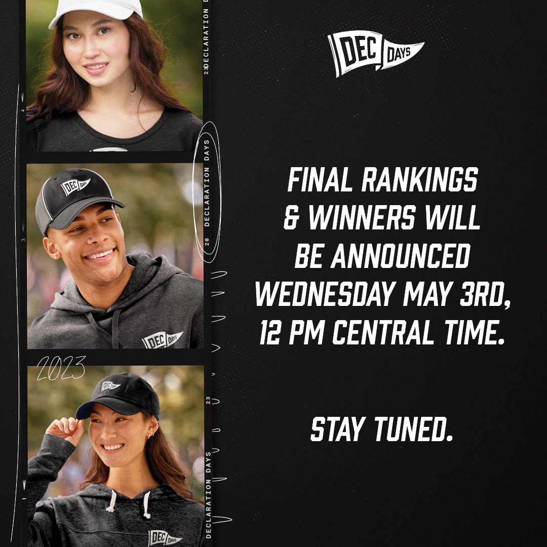 Tune in at 12pm Central Time tomorrow for our school winners and final rankings to be announced for Declaration Days 2023 👀👀
#declarationdays #reveal #college #Declare #ACCEPTED #Scholarship