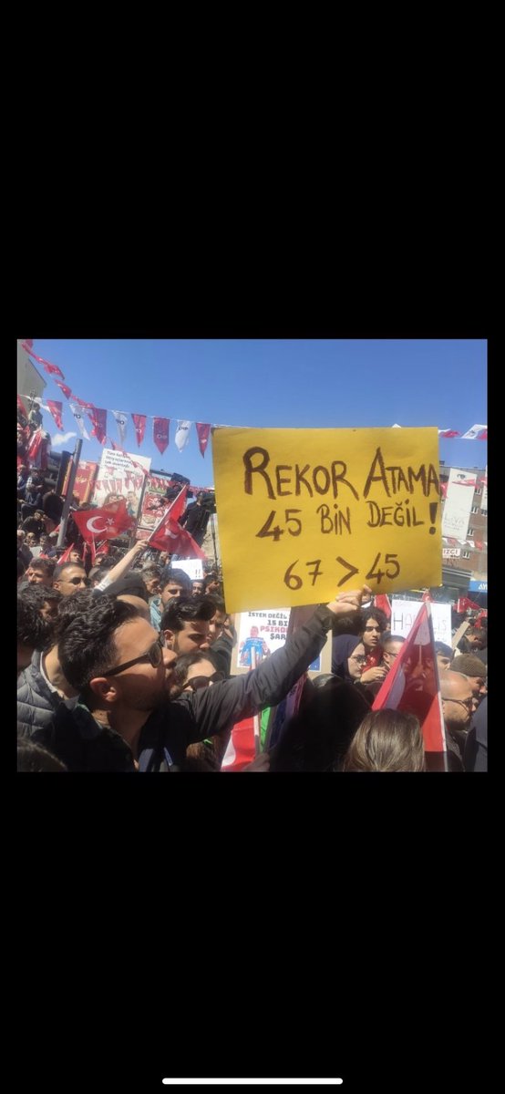 100>67>45 halbuki çok basit kimi kandırıyorsunuz!! #RekorAtamaDedikleri45Bin