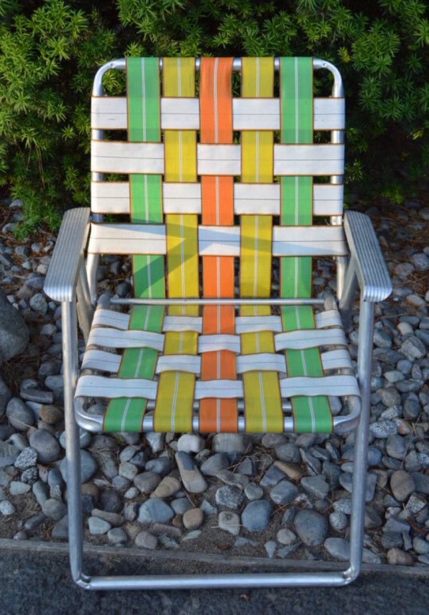 You may see a lawn chair, but I see a Wiffle Ball strike zone.