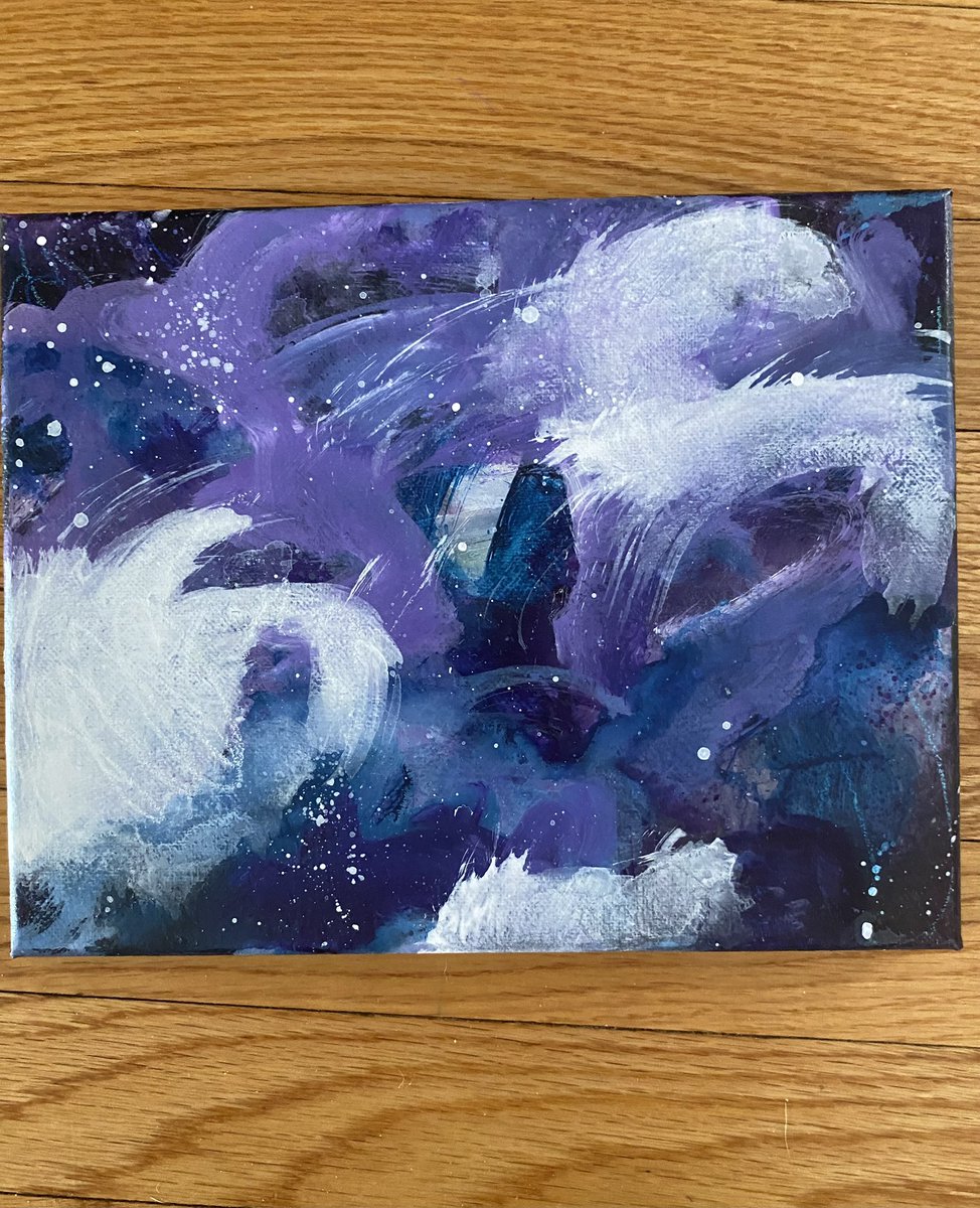 KateMLArtwork's tweet image. Purple Mist, mixed media acrylic on canvas. #purpleabstract #abstractpainting #colorfulpainting #abstractartist