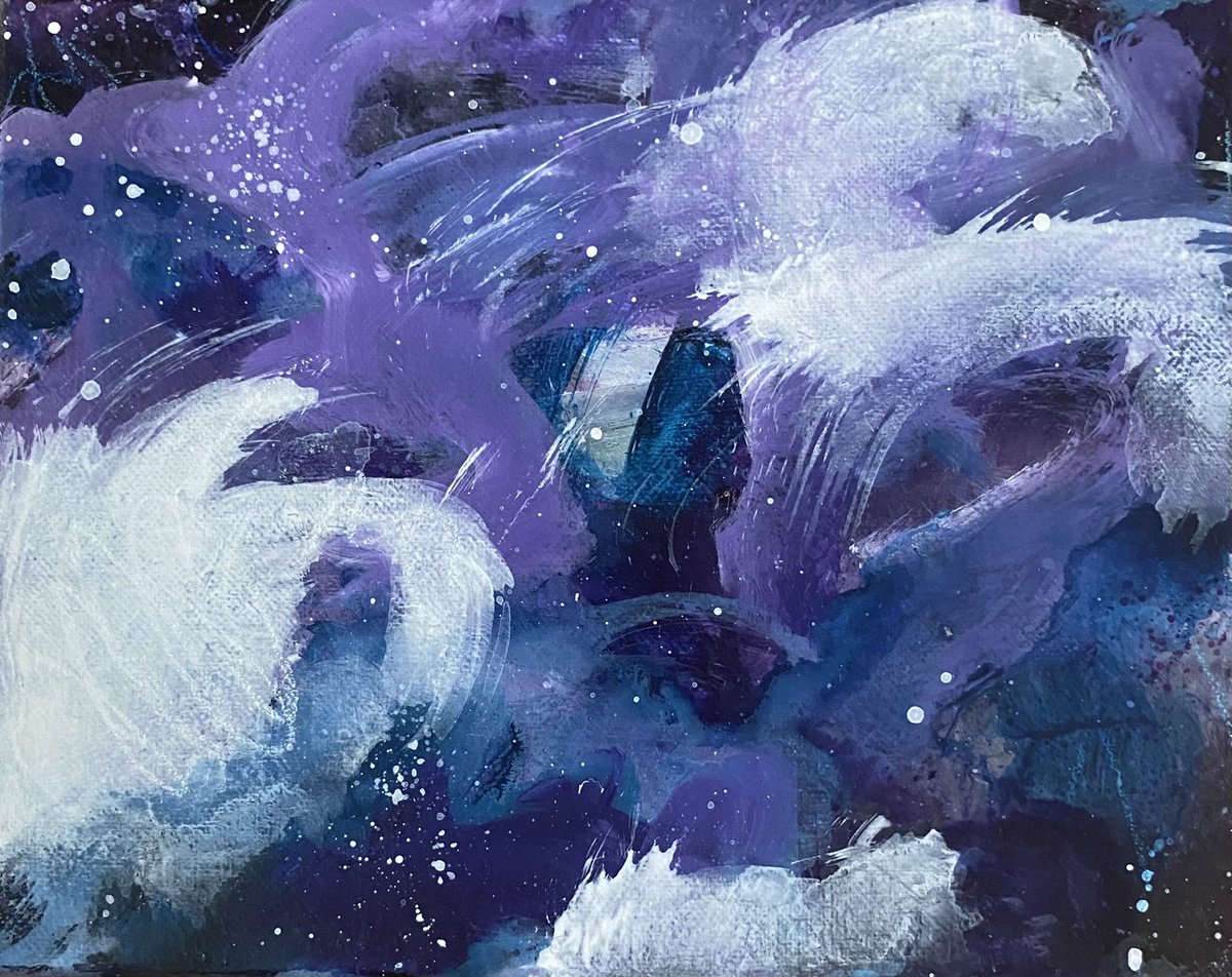 KateMLArtwork's tweet image. Purple Mist, mixed media acrylic on canvas. #purpleabstract #abstractpainting #colorfulpainting #abstractartist
