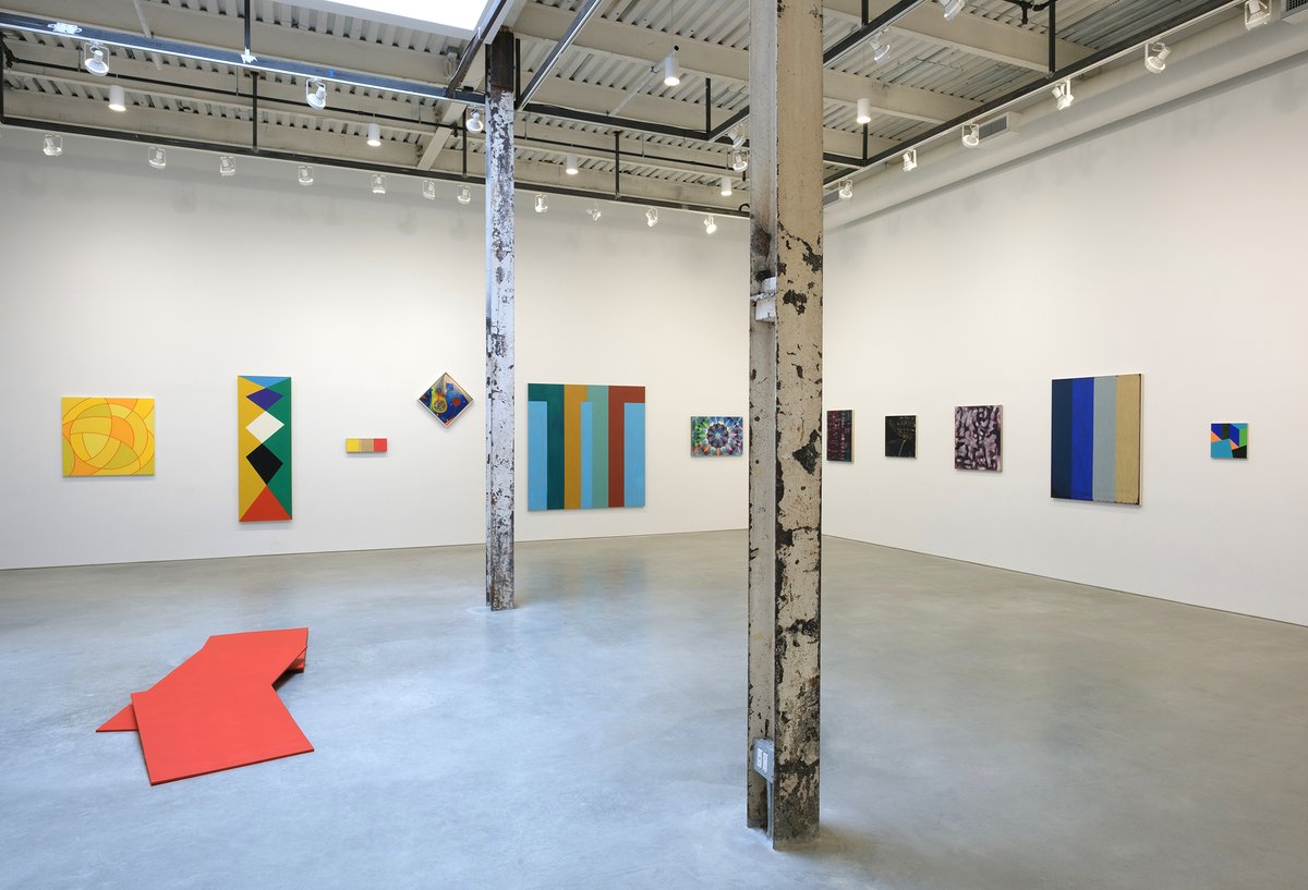 "On Balance: New Work by American Abstract Artists" is on view until May 14. Open to the public Fridays, Saturdays and Sundays 12-6pm.

Installation photo by Christian Nguyen.