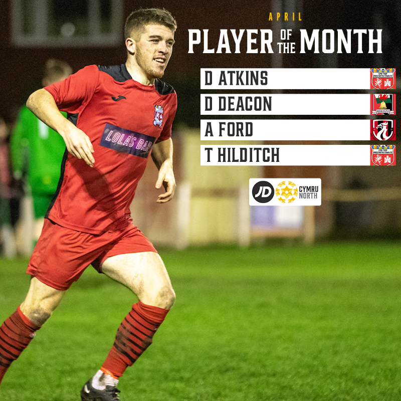 CymruLeagues's tweet photo. 🥁 Presenting the shortlist for April's Player and Manager of the Month awards across the #JDCymruLeagues.

🗳️ Pick your winners below, before the result is combined with a league and independent voting panel 👇