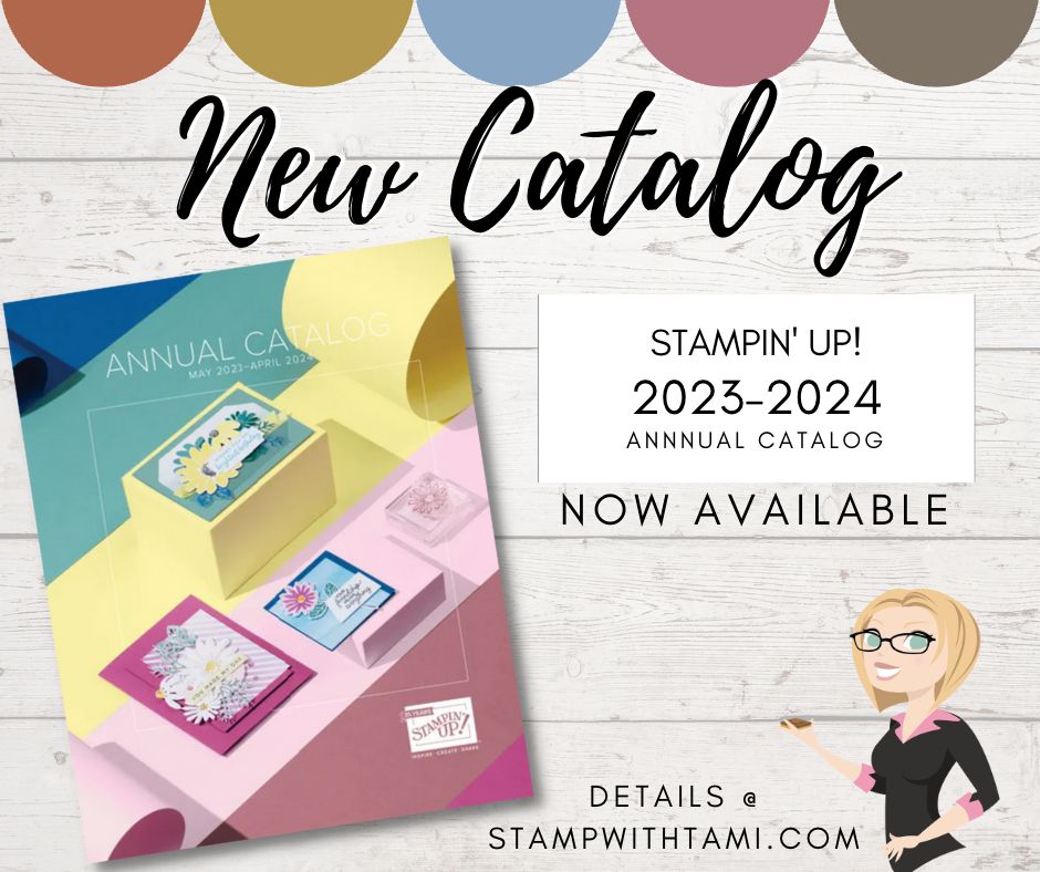 stampwithtami's tweet image. New catalog products are now available! Including new bundles, new In Colors AND new core colors. 

Order in my online store: stampinup.com/?demoid=73215&amp;amp;…
.
.
#CreateandConnect #20232025InColors #CraftyBliss #FriendshipFun #YearOfCreativity #stampinup #annualcatalog